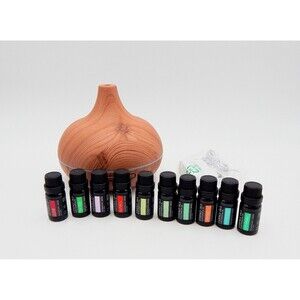 Piire Pure Daily Care Aromatherapy Ultrasonic Diffuser 10 Essential Oil Bundle